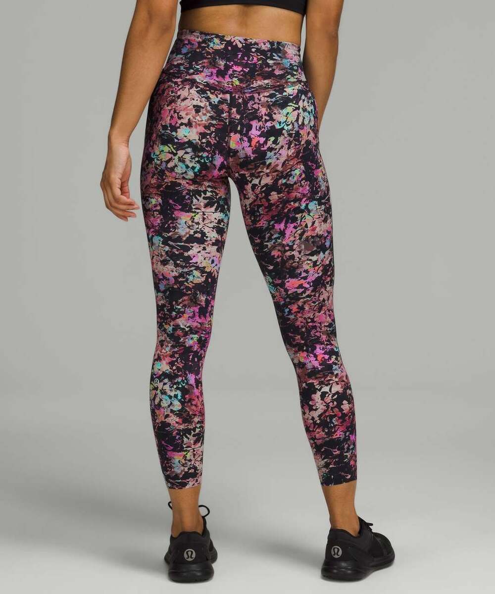 Lululemon Base Pace High-Rise Tight Stencil Blossom Multi Size 4